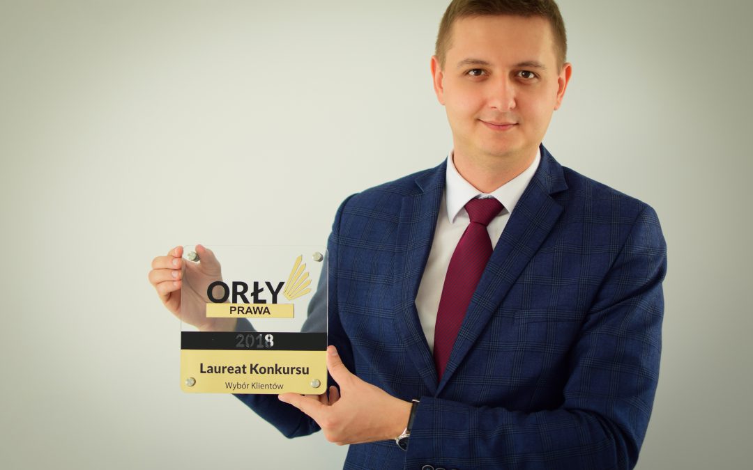 Kancelaria Radcy Prawnego Mateusz Kończal laureatem konkursu „Orły Prawa”!
